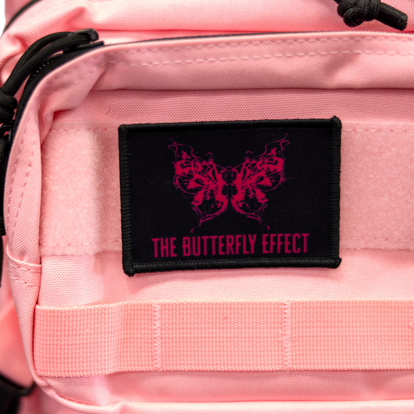 Black Butterfly Effect Bag Patch