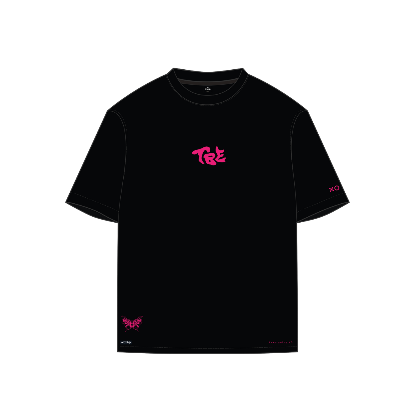 TBE 26 “Global Movement” Oversized Tee – Black Pink Edition