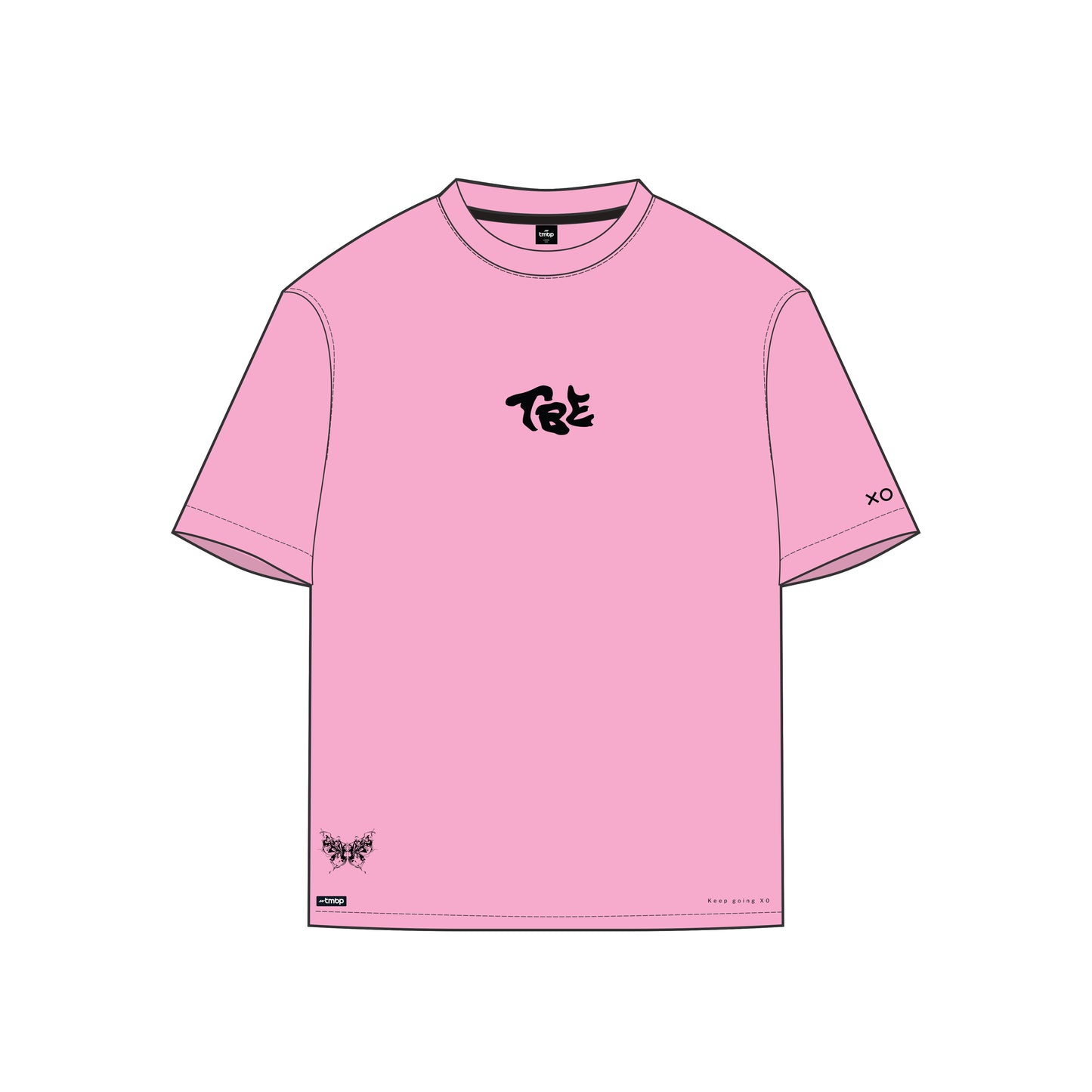 TBE 26 “Global Movement” Oversized Tee – Baby Pink Edition