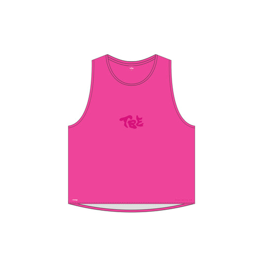 🦋 TBE 26 Cropped Training Singlet – Electric Pink