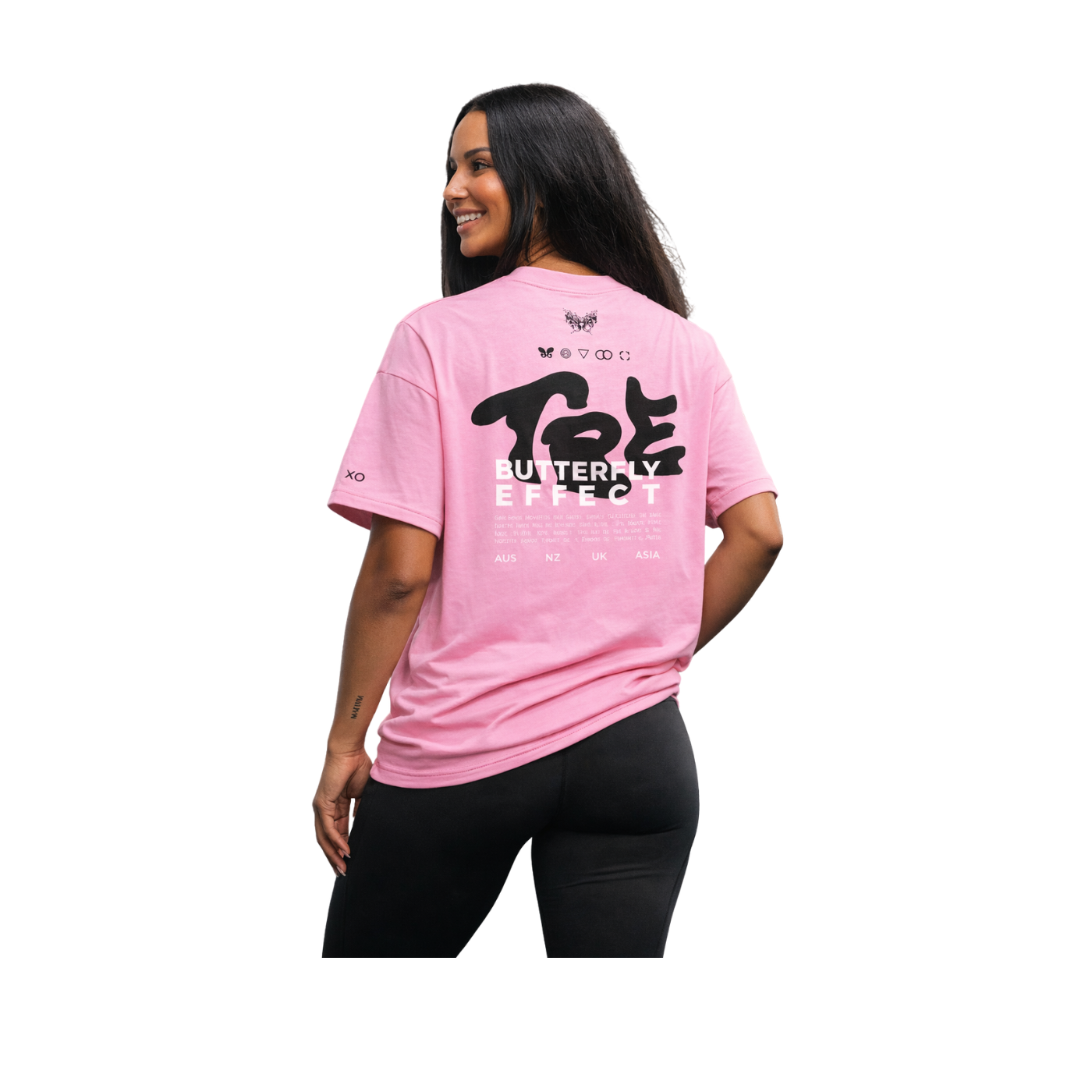 TBE 26 “Global Movement” Oversized Tee – Baby Pink Edition